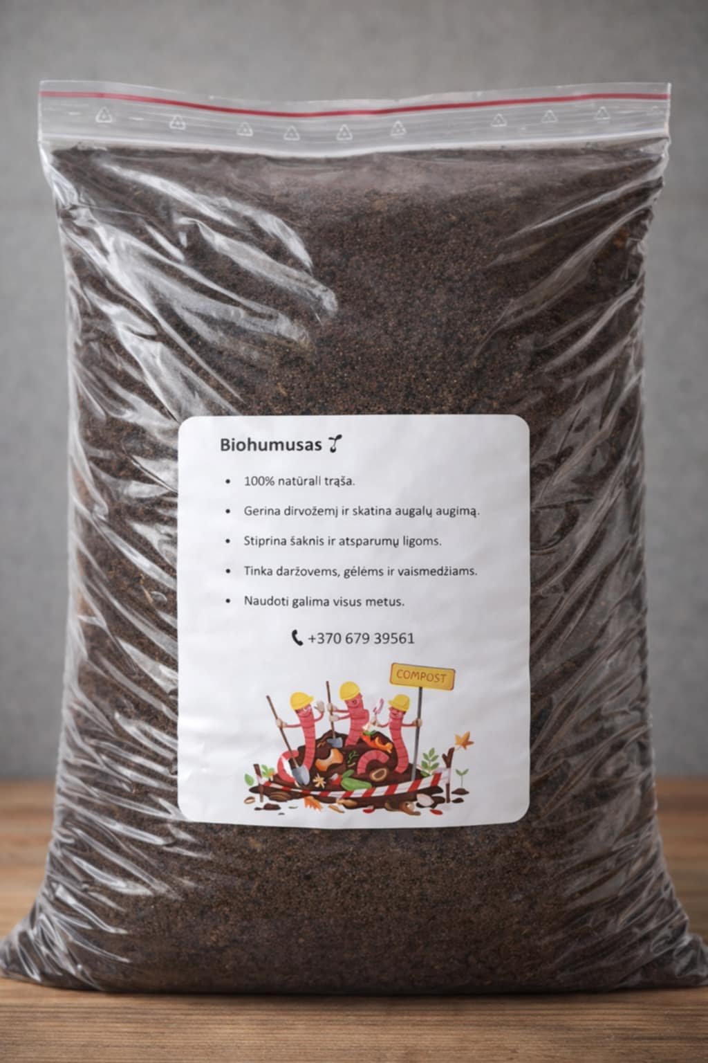 Humusas 10 litrų